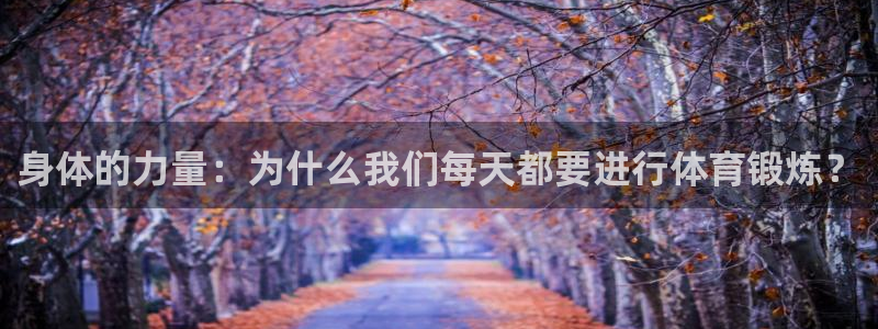 身体的力量：为什么我们每天都要进行体育锻炼？