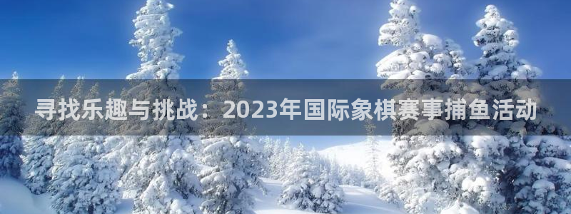 寻找乐趣与挑战：2023年国际象棋赛事捕鱼活动